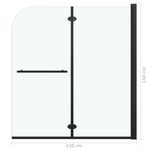 Casa si Gradina - Sanitare - Cazi si cabine de dus - Cabine dus - Cabina de dus pliabila, 2 panouri, 120 x 140 cm, ESG - Infinity.ro