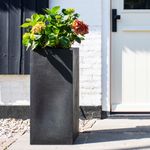 Casa si Gradina - Gradinarit si plante - Plante si ghivece - Ghivece si suporturi - Capi Jardiniera Urban Smooth, negru, 36x79 cm,  dreptunghiulara - Infinity.ro