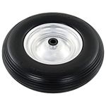 Casa si Gradina - Mobilier - Feronerie si accesorii mobila - Roata de roaba cu osie, 4.00-8, PU solid, 390 mm - Infinity.ro