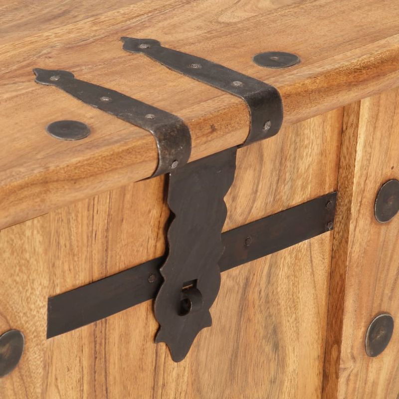 Casa si Gradina - Mobilier - Organizare si depozitare - Cufere si lazi - Cufar, 90 x 40 x 40 cm, lemn masiv de acacia - Infinity.ro