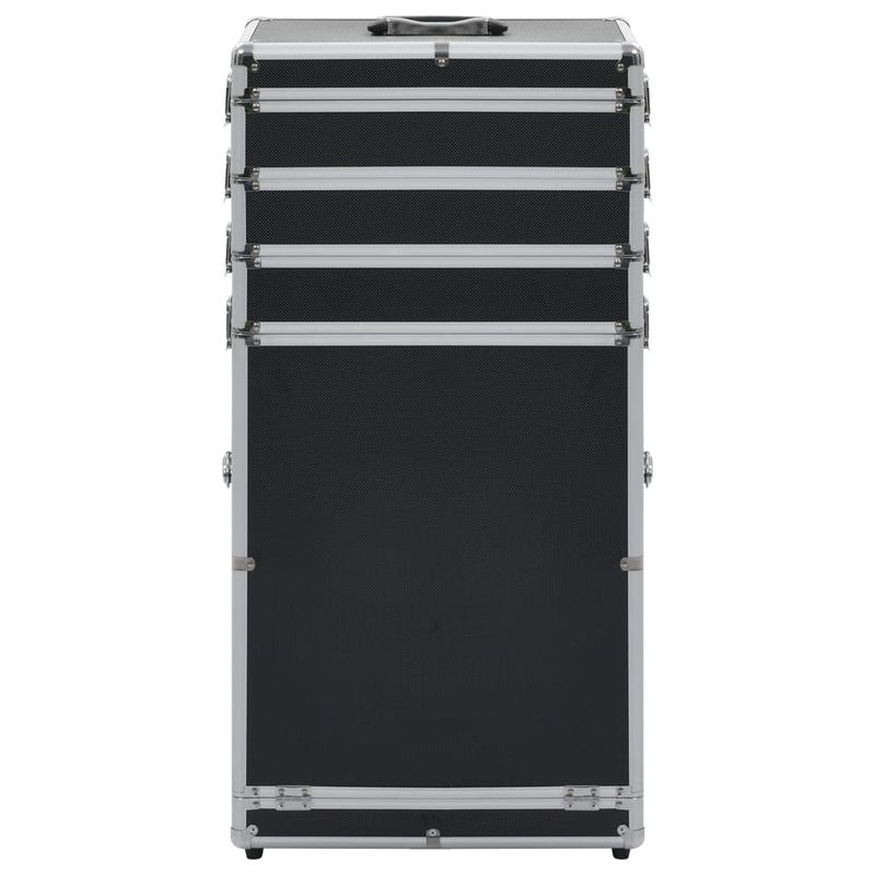 Ingrijire personala si Cosmetice - Machiaj - Portfarduri si genti cosmetice - Troler de cosmetice, negru, aluminiu - Infinity.ro