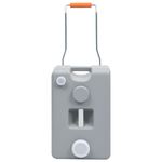 Sport si Outdoor - Camping - Accesorii camping si drumetii - Rezervor de apa cu roti pentru camping, gri, 25 L - Infinity.ro