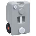 Sport si Outdoor - Camping - Accesorii camping si drumetii - Rezervor de apa cu roti pentru camping, gri, 25 L - Infinity.ro