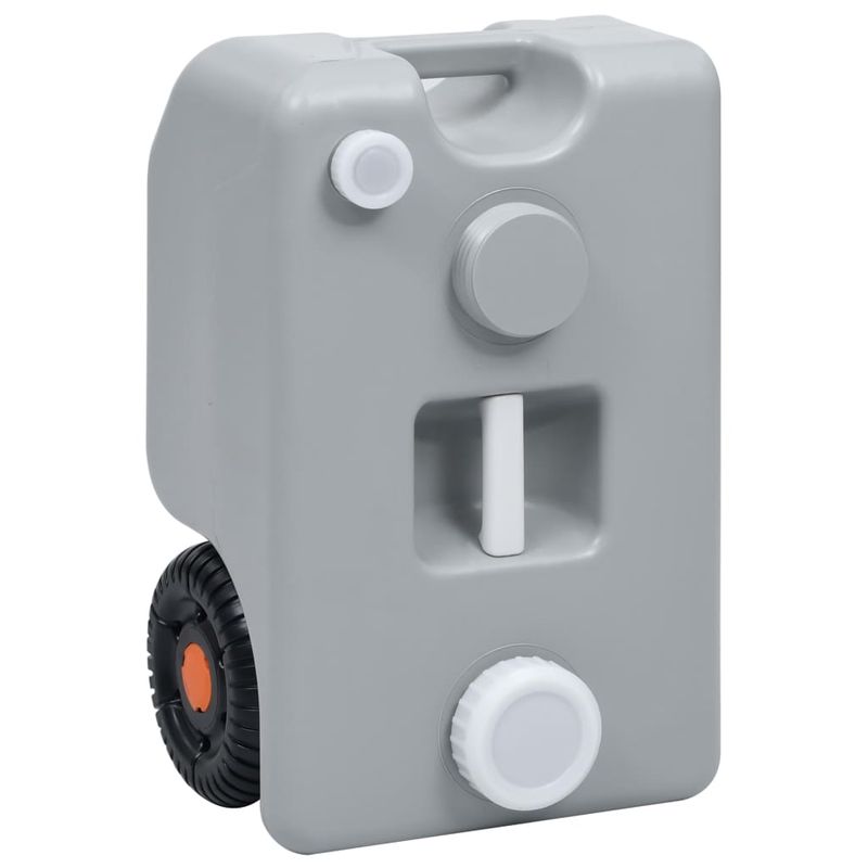 Sport si Outdoor - Camping - Accesorii camping si drumetii - Rezervor de apa cu roti pentru camping, gri, 25 L - Infinity.ro