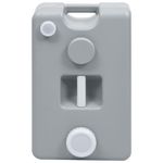 Sport si Outdoor - Camping - Accesorii camping si drumetii - Rezervor de apa cu roti pentru camping, gri, 25 L - Infinity.ro