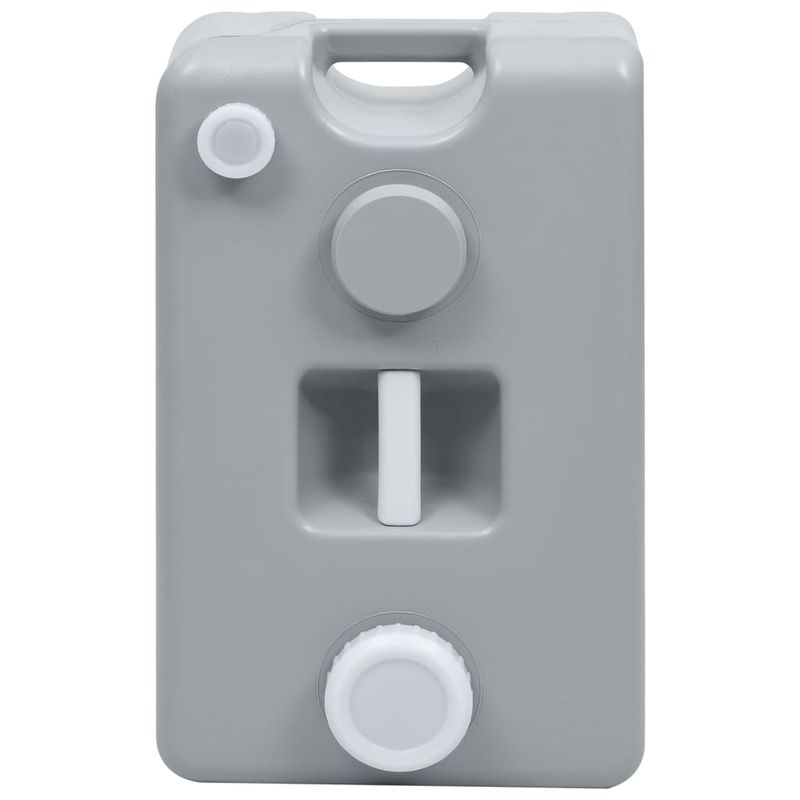 Sport si Outdoor - Camping - Accesorii camping si drumetii - Rezervor de apa cu roti pentru camping, gri, 25 L - Infinity.ro