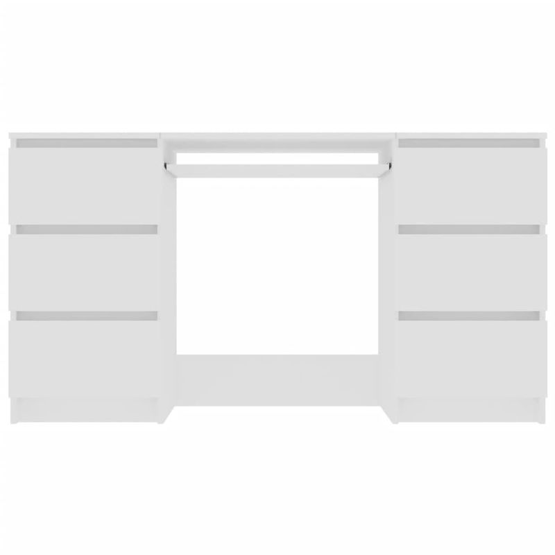 Casa si Gradina - Mobilier - Mese si birouri - Birouri - Birou de scris, alb, 140 x 50 x 77 cm, PAL - Infinity.ro