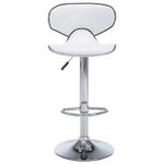 Casa si Gradina - Mobilier - Scaune si fotolii - Scaune - Scaune de bar, 2 buc., alb, piele ecologica - Infinity.ro