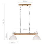 Casa si Gradina - Corpuri si surse de iluminat - Veioze si lampi - Lampi de veghe - Lampa suspendata industriala, 25 W, alb, 109 cm, E27 - Infinity.ro