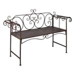 Casa si Gradina - Gradina si terasa - Mobilier exterior - Bancute de gradina - Banca de gradina, maro invechit, 132 cm, otel - Infinity.ro