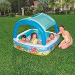 Casa si Gradina - Gradina si terasa - Piscine si accesorii - Piscine - Bestway Piscina de joaca & baldachin, albastru, 140x140x114 cm, 52192 - Infinity.ro