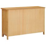 Casa si Gradina - Mobilier - Comode si corpuri - Comode - Dulap cu sertare, 105 x 33,5 x 73 cm, lemn masiv stejar, maro - Infinity.ro