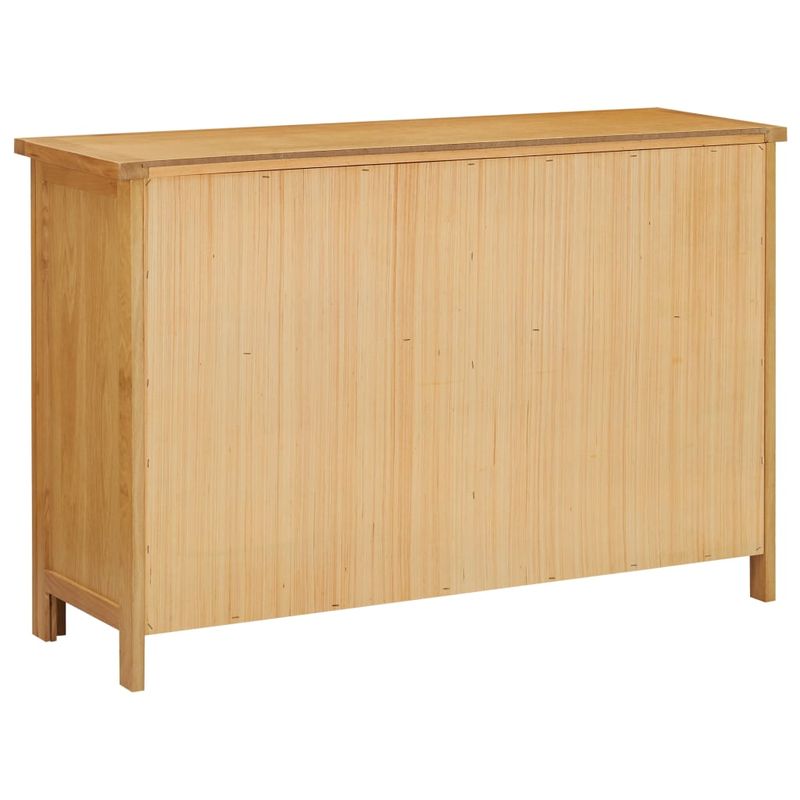 Casa si Gradina - Mobilier - Comode si corpuri - Comode - Dulap cu sertare, 105 x 33,5 x 73 cm, lemn masiv stejar, maro - Infinity.ro