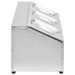 Casa si Gradina - Bucatarie si vesela - Organizare si depozitare bucatarie - Suporturi tacamuri si vase - Recipient Gastronorm cu 3 sectiuni GN 1/6 otel inoxidabil - Infinity.ro