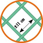 Casa si Gradina - Gradina si terasa - Garduri, panouri si accesorii - Nature Gard de gradina tip Trellis, 50 x 150 cm PVC, verde, 6040702 - Infinity.ro