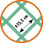 Casa si Gradina - Gradina si terasa - Garduri, panouri si accesorii - Nature Gard de gradina tip Trellis, 100 x 200 cm PVC, alb, 6040703 - Infinity.ro