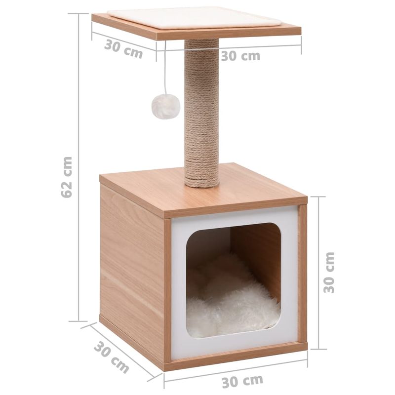 Petshop/Accesorii petshop/Jucarii animale/Ansambluri de joaca - Ansamblu pentru pisici, covoras din funie de sisal, 62 cm - Infinity.ro