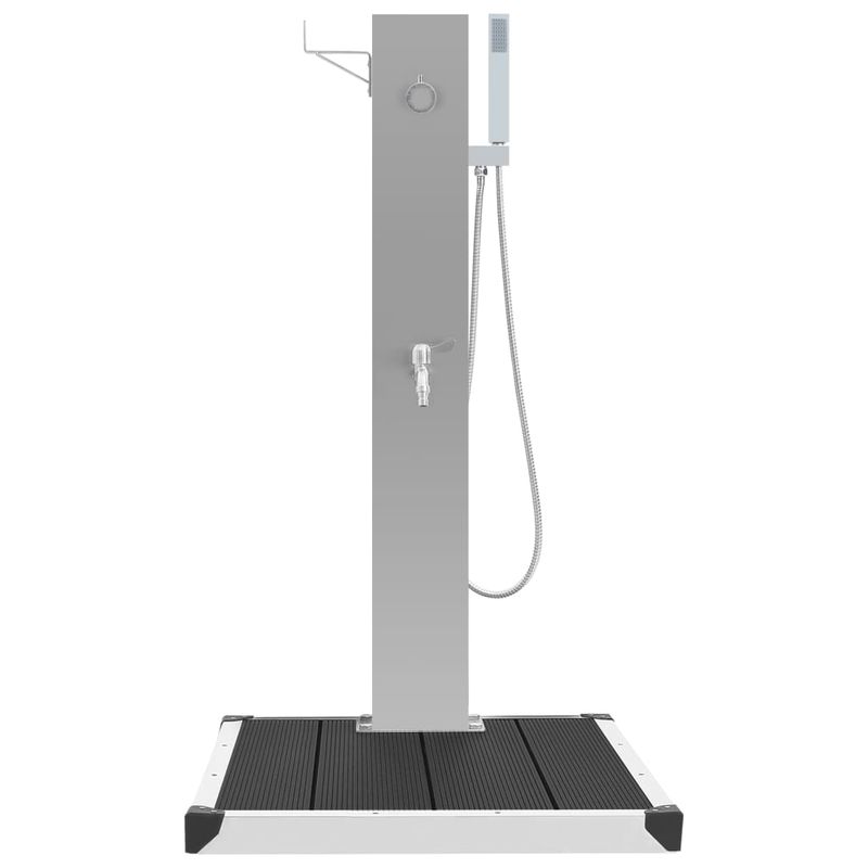 Casa si Gradina - Gradina si terasa - Piscine si accesorii - Accesorii piscine - Dus de exterior cu cadita, WPC si otel inoxidabil - Infinity.ro