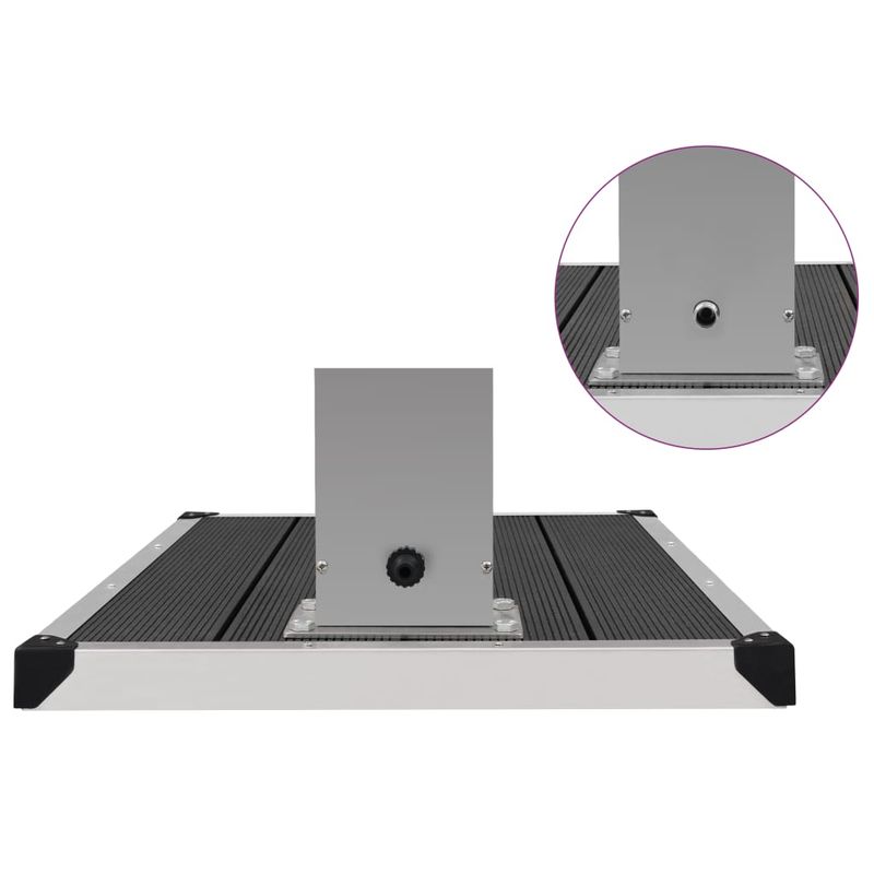 Casa si Gradina - Gradina si terasa - Piscine si accesorii - Accesorii piscine - Dus de exterior cu cadita, WPC si otel inoxidabil - Infinity.ro