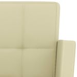 Casa si Gradina - Mobilier - Scaune si fotolii - Scaune - Scaune de bar, 2 buc., crem, piele ecologica - Infinity.ro