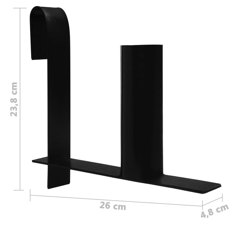 Casa si Gradina - Gradina si terasa - Garduri, panouri si accesorii - Dispenser de lamele de paravan pentru gard, 2 buc., otel - Infinity.ro