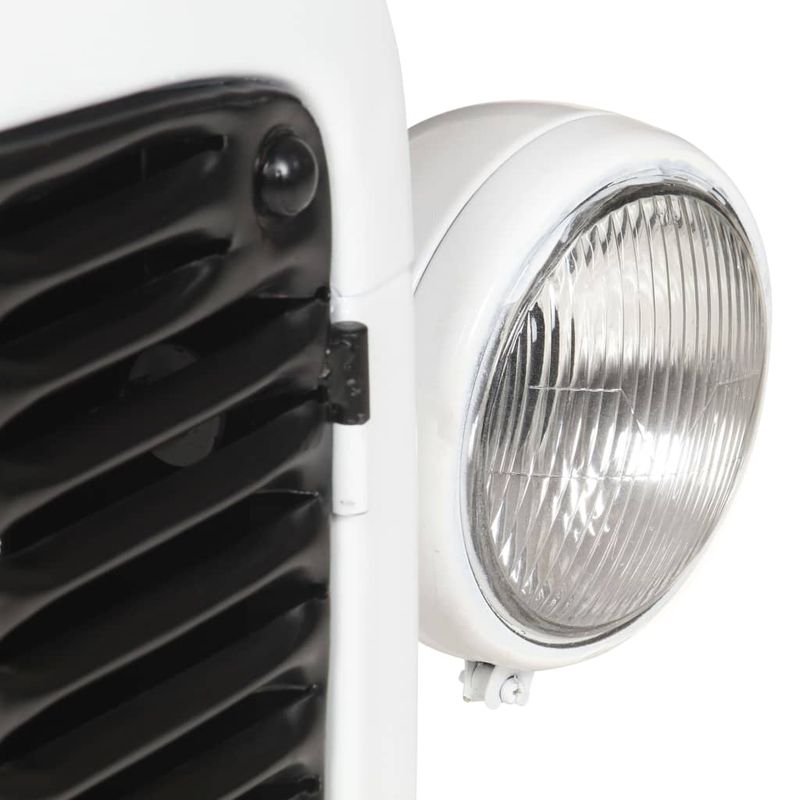 Casa si Gradina - Bucatarie si vesela - Accesorii bar - Carafe si decantoare - Dulap de vin design tractor alb 49x31x172 cm mango nefinisat - Infinity.ro