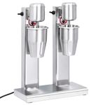 Electronice si Electrocasnice/Electrocasnice bucatarie/Mixere, tocatoare & roboti de bucatarie/Mixere - Mixer de milkshake cu 2 vase, otel inoxidabil, 2 L - Infinity.ro