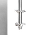 Electronice si Electrocasnice/Electrocasnice bucatarie/Mixere, tocatoare & roboti de bucatarie/Mixere - Mixer de milkshake cu 2 vase, otel inoxidabil, 2 L - Infinity.ro