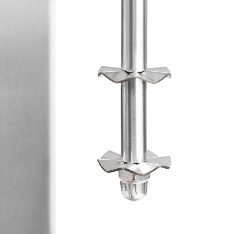 Electronice si Electrocasnice/Electrocasnice bucatarie/Mixere, tocatoare & roboti de bucatarie/Mixere - Mixer de milkshake cu 2 vase, otel inoxidabil, 2 L - Infinity.ro
