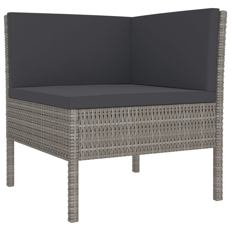 Casa si Gradina - Gradina si terasa - Mobilier exterior - Seturi mobila gradina - Set mobilier relaxare gradina cu perne, 3 piese, poliratan, număr de articole 1 - Infinity.ro