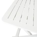 Casa si Gradina - Gradina si terasa - Mobilier exterior - Seturi mobila gradina - Set mobilier bistro pliabil, 3 piese, alb, plastic - Infinity.ro