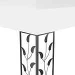 Casa si Gradina - Gradina si terasa - Umbrele si pavilioane - Pavilioane - Pavilion cu acoperis dublu, alb, 3 x 4 m - Infinity.ro