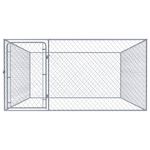 Petshop - Accesorii petshop - Culcusuri si custi - Custi interior si exterior - Padoc pentru caini de exterior, 2 x 2 x 1 m, otel galvanizat - Infinity.ro