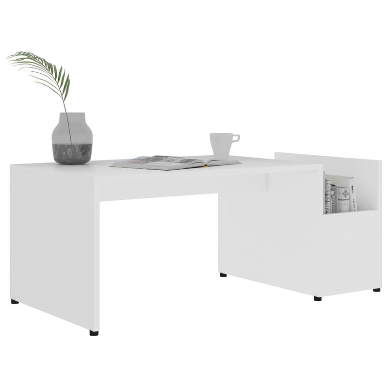 Casa si Gradina - Mobilier - Mese si birouri - Masute de cafea - Masuta de cafea, alb, 90 x 45 x 35 cm, PAL - Infinity.ro