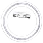 Casa si Gradina - Constructii - Echipamente de lucru - Accesorii echipamente protectia muncii - Set de ecusoane cu ac, 100 seturi, 58 mm, acril - Infinity.ro