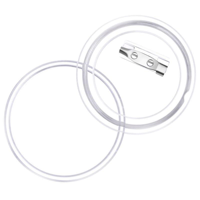 Casa si Gradina - Constructii - Echipamente de lucru - Accesorii echipamente protectia muncii - Set de ecusoane cu ac, 100 seturi, 58 mm, acril - Infinity.ro