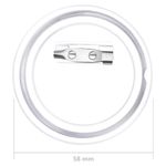 Casa si Gradina - Constructii - Echipamente de lucru - Accesorii echipamente protectia muncii - Set de ecusoane cu ac, 100 seturi, 58 mm, acril - Infinity.ro