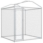 Petshop - Accesorii petshop - Culcusuri si custi - Custi interior si exterior - Padoc de exterior cu prelata pentru caini, 193x193x225 cm - Infinity.ro