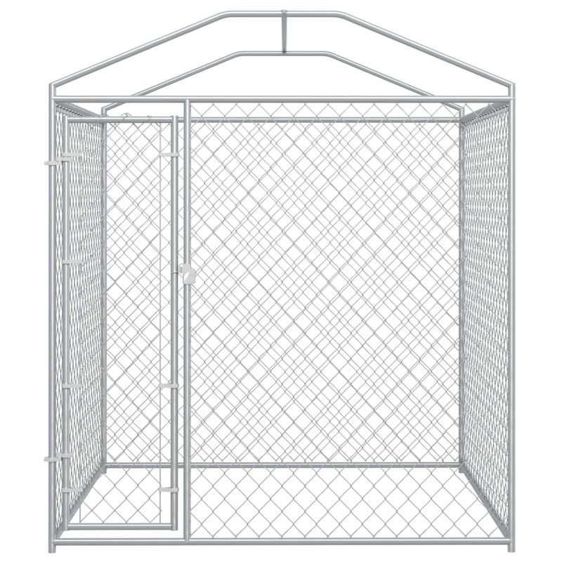Petshop - Accesorii petshop - Culcusuri si custi - Custi interior si exterior - Padoc de exterior cu prelata pentru caini, 193x193x225 cm - Infinity.ro
