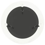 Casa si Gradina - Mobilier - Mese si birouri - Mese living - Masa laterala 2 niv. transparent/negru 38 cm sticla securizata, transparent și negru - Infinity.ro