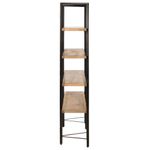 Casa si Gradina - Mobilier - Biblioteci si rafturi - Biblioteci - Biblioteca cu 4 niveluri, 160x35x160 cm, lemn masiv de mango - Infinity.ro