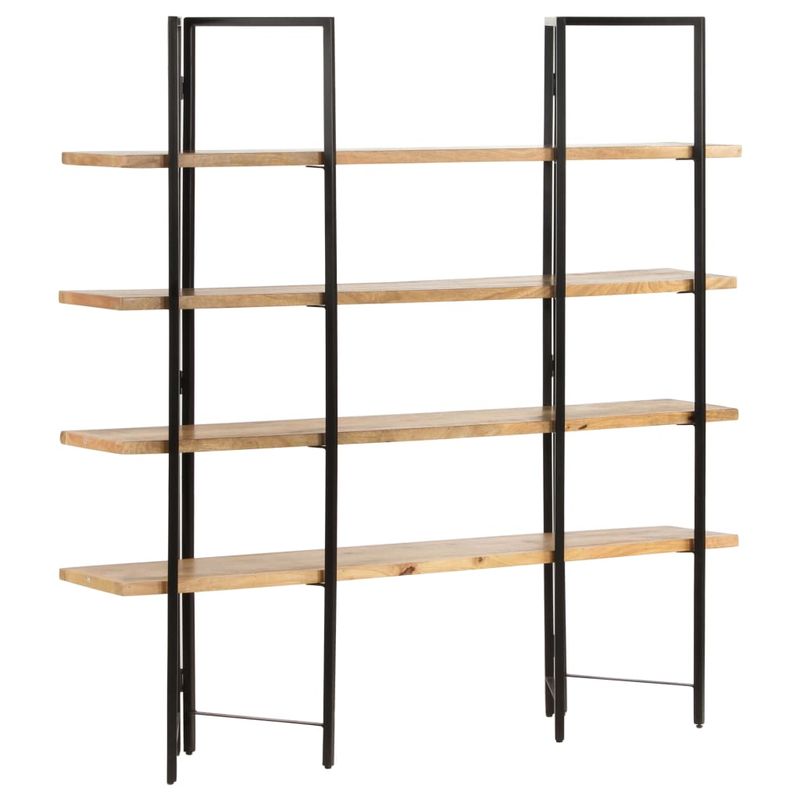 Casa si Gradina - Mobilier - Biblioteci si rafturi - Biblioteci - Biblioteca cu 4 niveluri, 160x35x160 cm, lemn masiv de mango - Infinity.ro