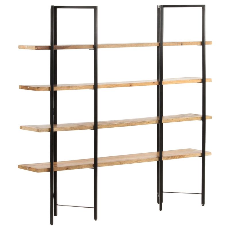 Casa si Gradina - Mobilier - Biblioteci si rafturi - Biblioteci - Biblioteca cu 4 niveluri, 160x35x160 cm, lemn masiv de mango - Infinity.ro