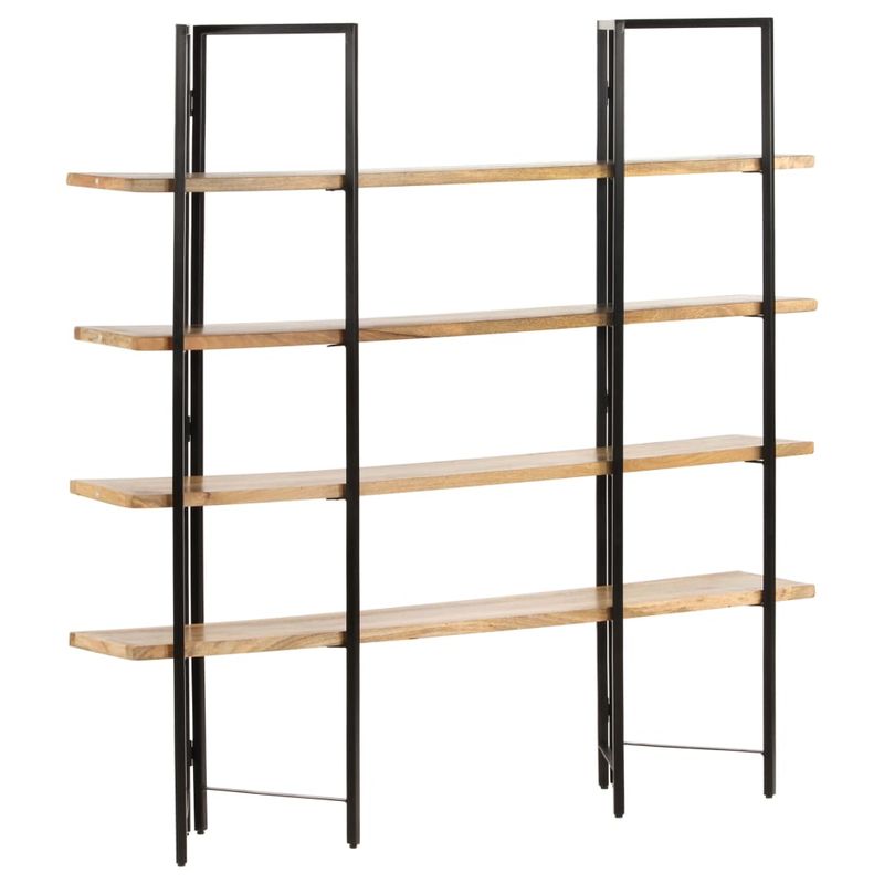 Casa si Gradina - Mobilier - Biblioteci si rafturi - Biblioteci - Biblioteca cu 4 niveluri, 160x35x160 cm, lemn masiv de mango - Infinity.ro