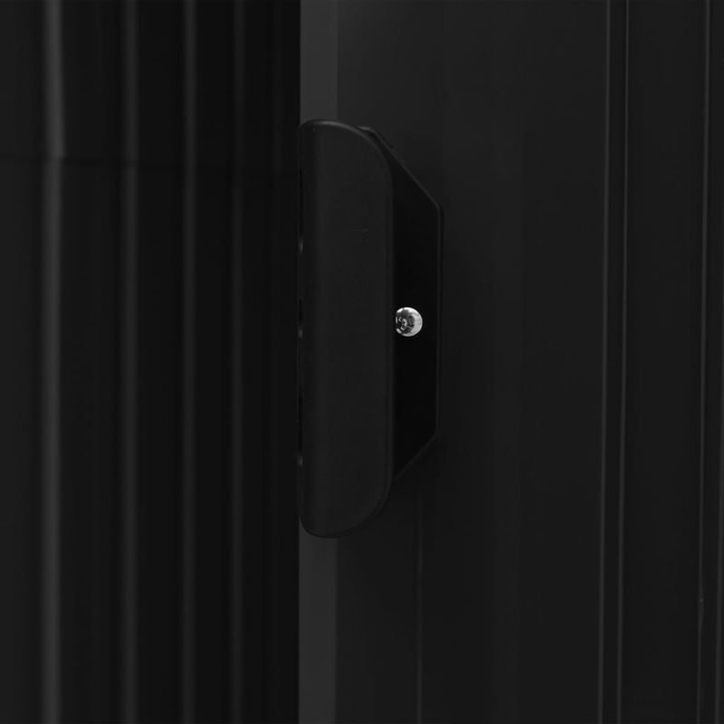 Casa si Gradina - Gradina si terasa - Casute de gradina - Sopron de gradina cu etajera, antracit, 205x130x183 cm, fier - Infinity.ro