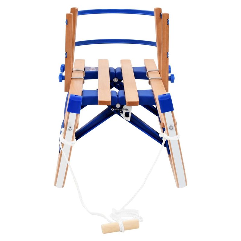 Sport si Outdoor - Sporturi de iarna - Sanius - Sanie pliabila din lemn, lemn, 119 cm - Infinity.ro