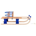 Sport si Outdoor - Sporturi de iarna - Sanius - Sanie pliabila din lemn, lemn, 119 cm - Infinity.ro