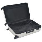 Sport si Outdoor - Articole de voiaj - Genti voiaj - Set valiza carcasa rigida, 3 buc., argintiu stralucitor, ABS - Infinity.ro