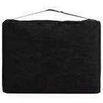 Ingrijire personala si Cosmetice - Sanatate si wellness - Articole wellness - Fotolii de masaj - Masa de masaj pliabila, 3 zone, violet, lemn - Infinity.ro