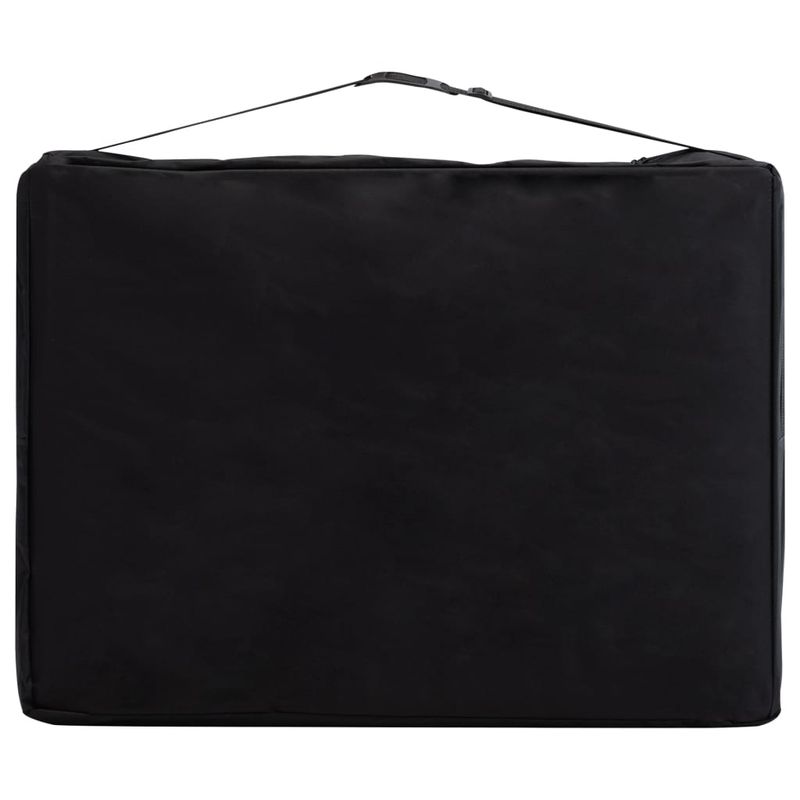 Ingrijire personala si Cosmetice - Sanatate si wellness - Articole wellness - Fotolii de masaj - Masa de masaj pliabila, 3 zone, violet, lemn - Infinity.ro